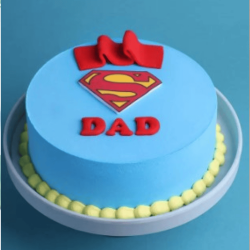 Super Dad Hero Cake