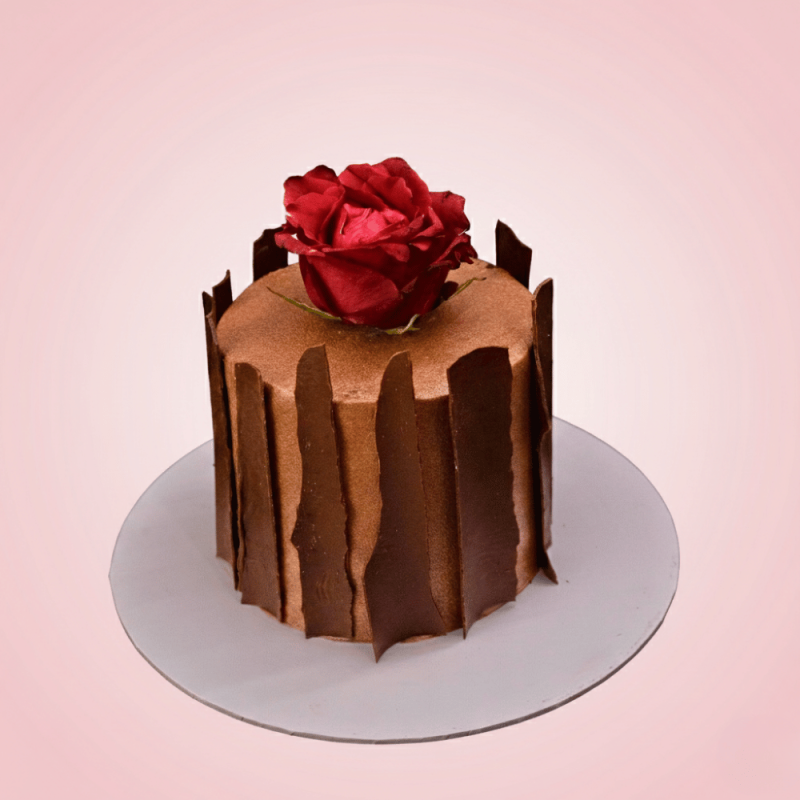 Chocolate Rose Mini Cake for Wife - Imogifts Sri Lanka