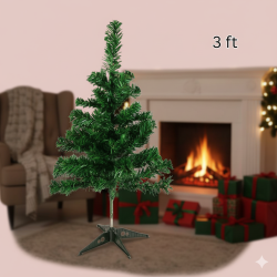 3 Feet Green Christmas Tree - Perfect Festive Gift for Home