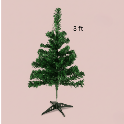 3 Feet Green Christmas Tree - Perfect Festive Gift for Home