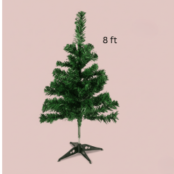 8 Feet Green Christmas Tree - Perfect Festive Gift for Home