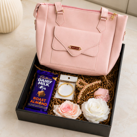 Blush Grace Luxe Hamper – Elegant Gift Box for Her Sri Lanka