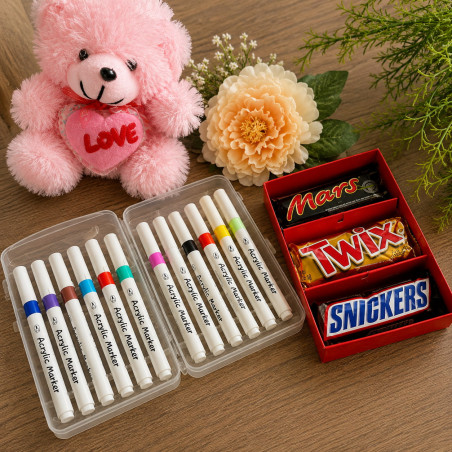 Sweet Scribbles Surprise Box – Cute Gift Hamper for Her Sri Lanka