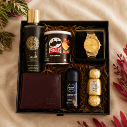 Royal Noir Gentleman Box – Luxury Gift Hamper for Him Sri Lanka