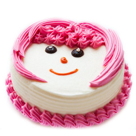 Sweet Smile Joyful Birthday Cake (1kg) - Imogifts Sri Lanka