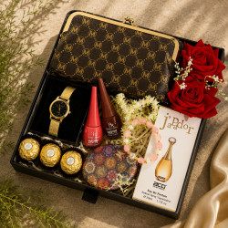 Golden Rose Royale Box – Luxury Ladies Gift Hamper Sri Lanka