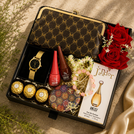 Golden Rose Royale Box – Luxury Ladies Gift Hamper Sri Lanka