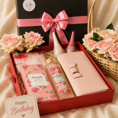 Blush Rose Birthday Luxe Box