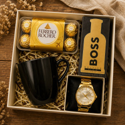 Luxury Men’s Watch & Perfume Gift Box – Premium Gift Hamper Sri Lanka