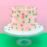 Order Custom Peach & Pink Buttercream Rose Vine Cake | imogifts.com