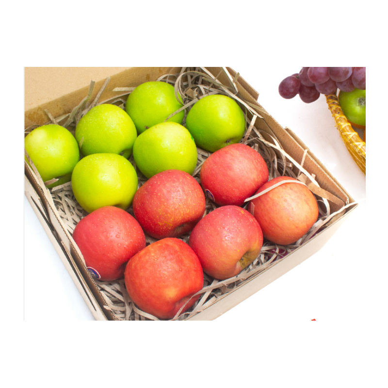 Fresh Red & Green Apple Gift Box Delivery Sri Lanka | Imogifts