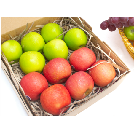 Fresh Red & Green Apple Gift Box Delivery Sri Lanka | Imogifts
