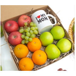 Mother's Day Fruit & Mug Gift Box Delivery Sri Lanka | Imogifts
