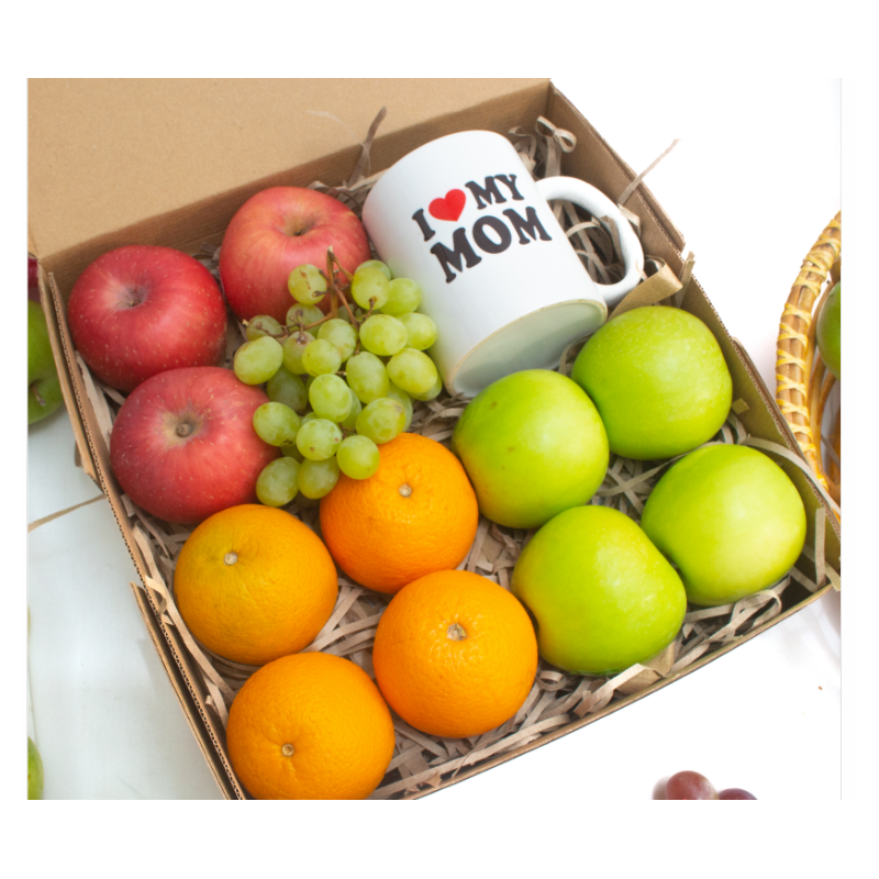Mother's Day Fruit & Mug Gift Box Delivery Sri Lanka | Imogifts