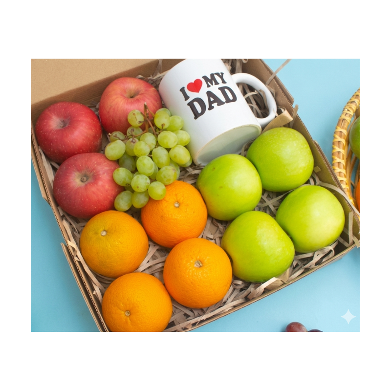 I Love My Dad Fresh Fruit Gift Box