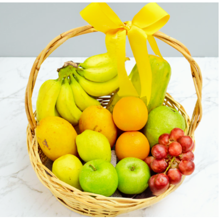 Premium Fruit Basket Delivery Colombo | Sunshine Gift Hamper - Imogifts