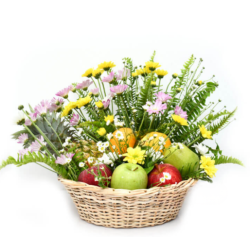 Fruit and Flower Basket Delivery Sri Lanka | Fresh Gift Combo - Imogifts