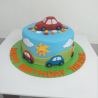 Little Driver's Car Adventure Cake
