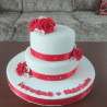 Eternal Love Two-Tier Cake
